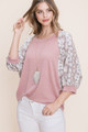 Solid French Terry Fashion Top - EME2.ETK-8442.id.53989-L