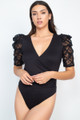 Lace-trim Puff Sleeves Bodysuit - IRI2.BT02281.id.54186-L