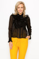 Ruffle Trim Long Sleeve Blouse - IRI2.ST1280.id.53954-L