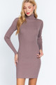 Turtle Neck Sewater Mini Dress - ACT2.24.D12354.id.55533b-L