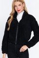 Long Slv Faux Fur Zip-up Jacket - ACT2.24.J12573.id.55455-L