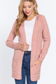 Raglan Slv Open Sweater Cardigan - ACT2.24.SW12445.id.55153d-L