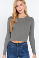 Long Slv Open Back Sweater Top - ACT2.24.SW12495.id.55384c-L