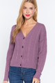 Long Slv V-neck Knit Cardigan - ACT2.24.SW12503.id.55386c-L