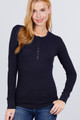 Long Slv Henley Thermal Top - ACT2.24.T11757.id.55228z-L