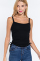 Side Ruched Cami Knit Top - ACT2.24.T12510.id.55156-L