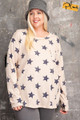 Plus Size Star Printed Poly Rayon Loose Fit Top - EAS2.24.ET15555X.id.55361a-1XL