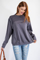 Terry Knit Loose Fit Pullover - EAS2.24.ET16939.id.55737-L
