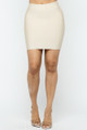 Bandage Mini Skirt - HER2.24.31101-TAUPE.id.55427-L