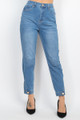 Cuffed-button Mom Jeans - IRI2.48.DBP0788.id.55236a-1