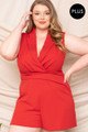 Collared Neck Plus Size Romper - SYM2.24.IXB1772ES.id.54519a-1XL