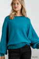 Puff Sleeve Boat Neck Sweater - UMG2.24.A3387.id.55133-L