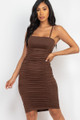 Double Ruched Front And Ruched Back Detail Mini Dress - CLA2.24.BD3115.id.55817b-L