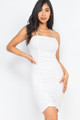 Double Ruched Front And Ruched Back Detail Mini Dress - CLA2.24.BD3115.id.55817d-L