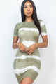 Stripe Tie-dye Printed Midi Dress - CLA2.24.BD3214-206.id.55816f-L