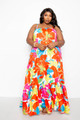 Printed Voluminous Maxi Dress - BBA2.24.BD92014X-5.id.55217-1XL