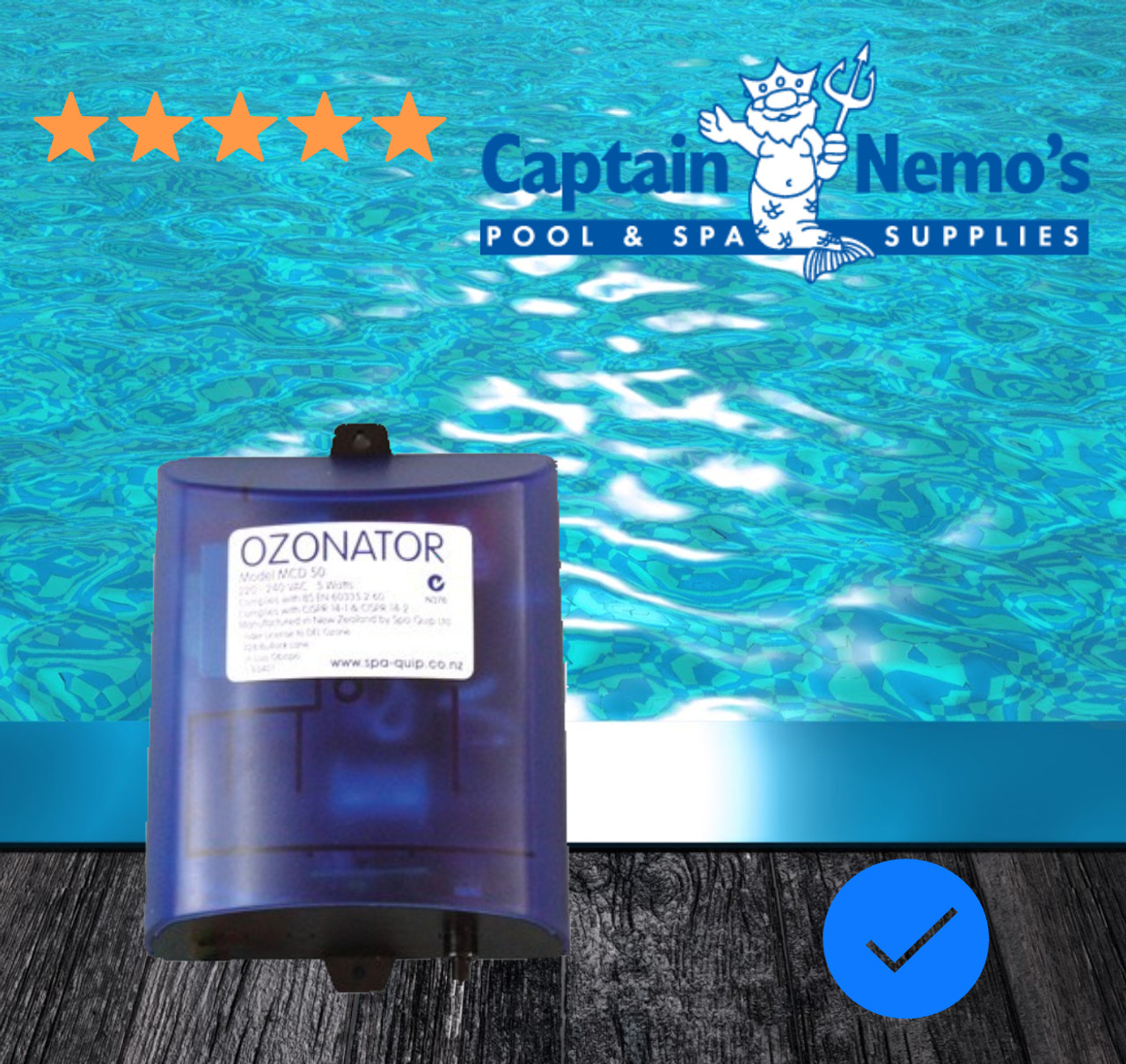 DAVEY DEL SPA OZONATORS Captain Nemo's