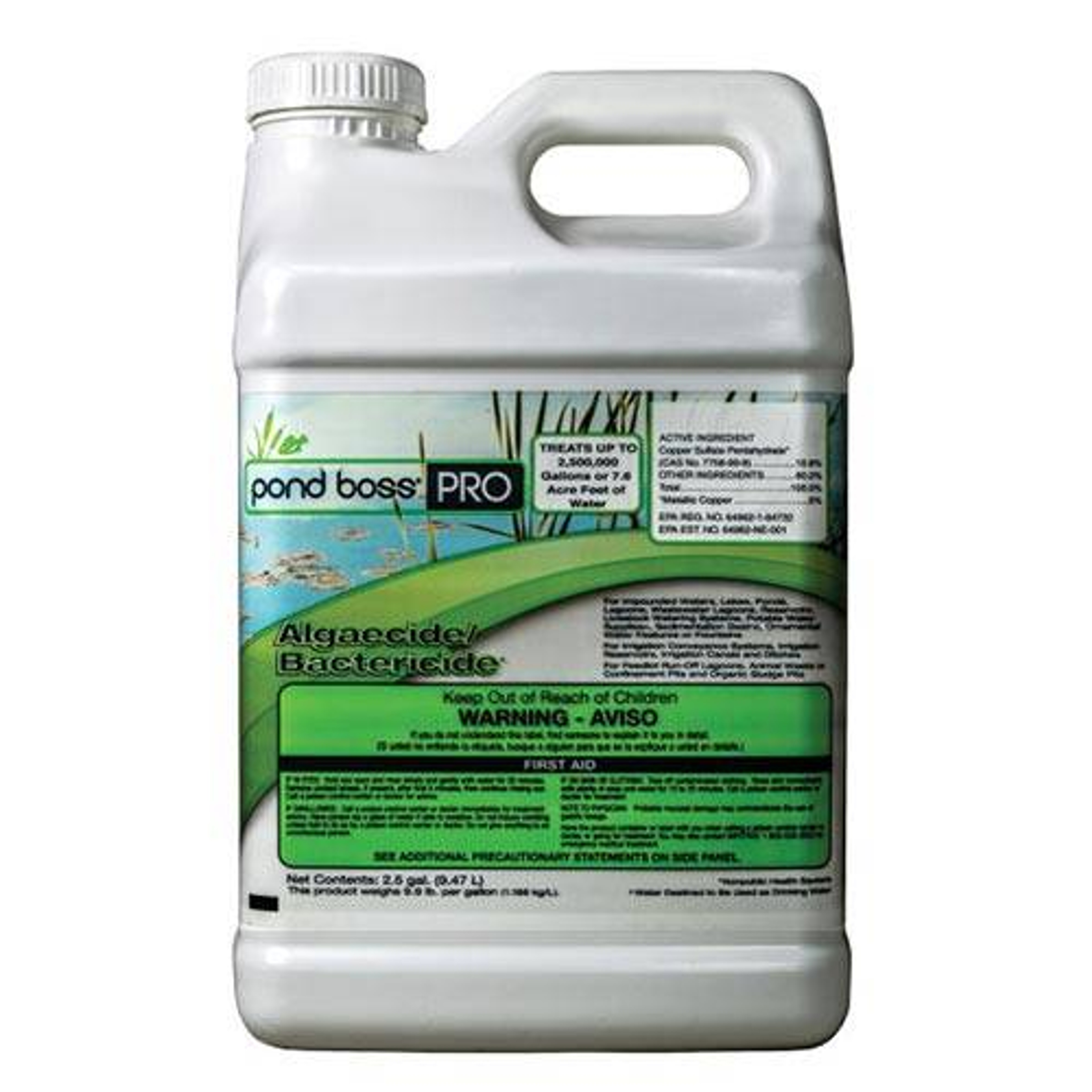 Pond Boss Algaecide/Bactericide, 1 Gallon 