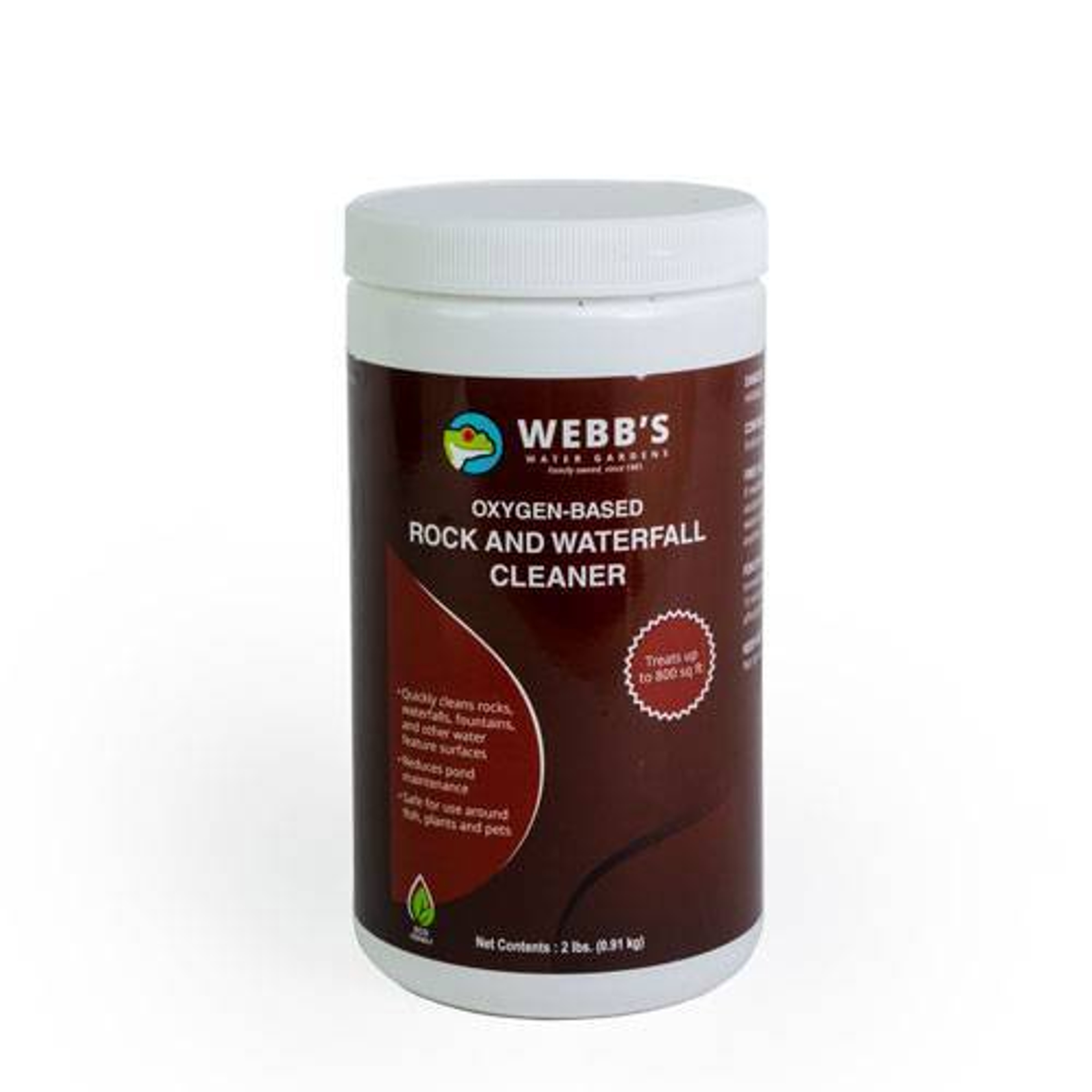 Webb's Water Gardens Oxygen-Based Rock & Waterfall Cleaner