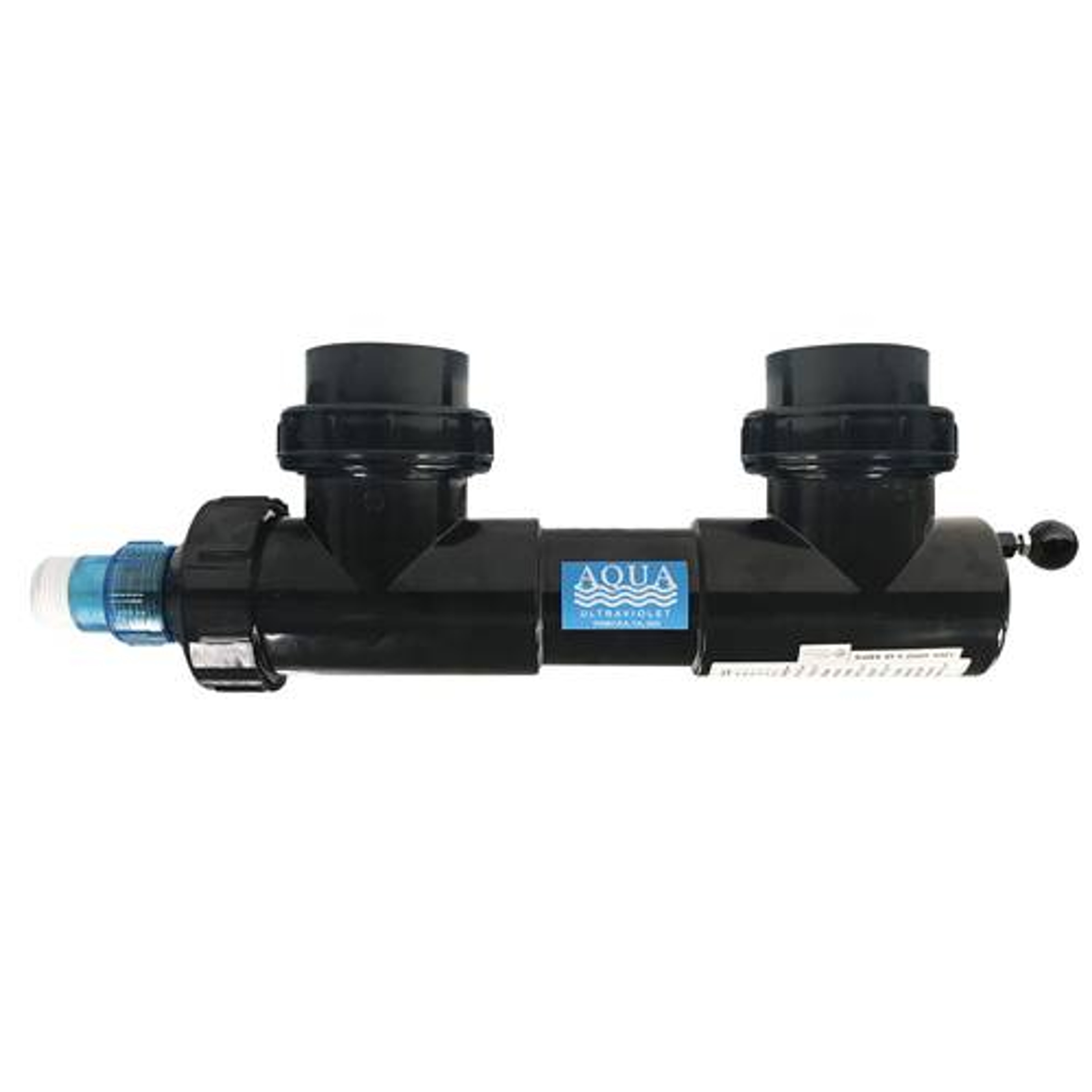 Aqua Ultraviolet UV Sterilizer with Wiper - Black Housing