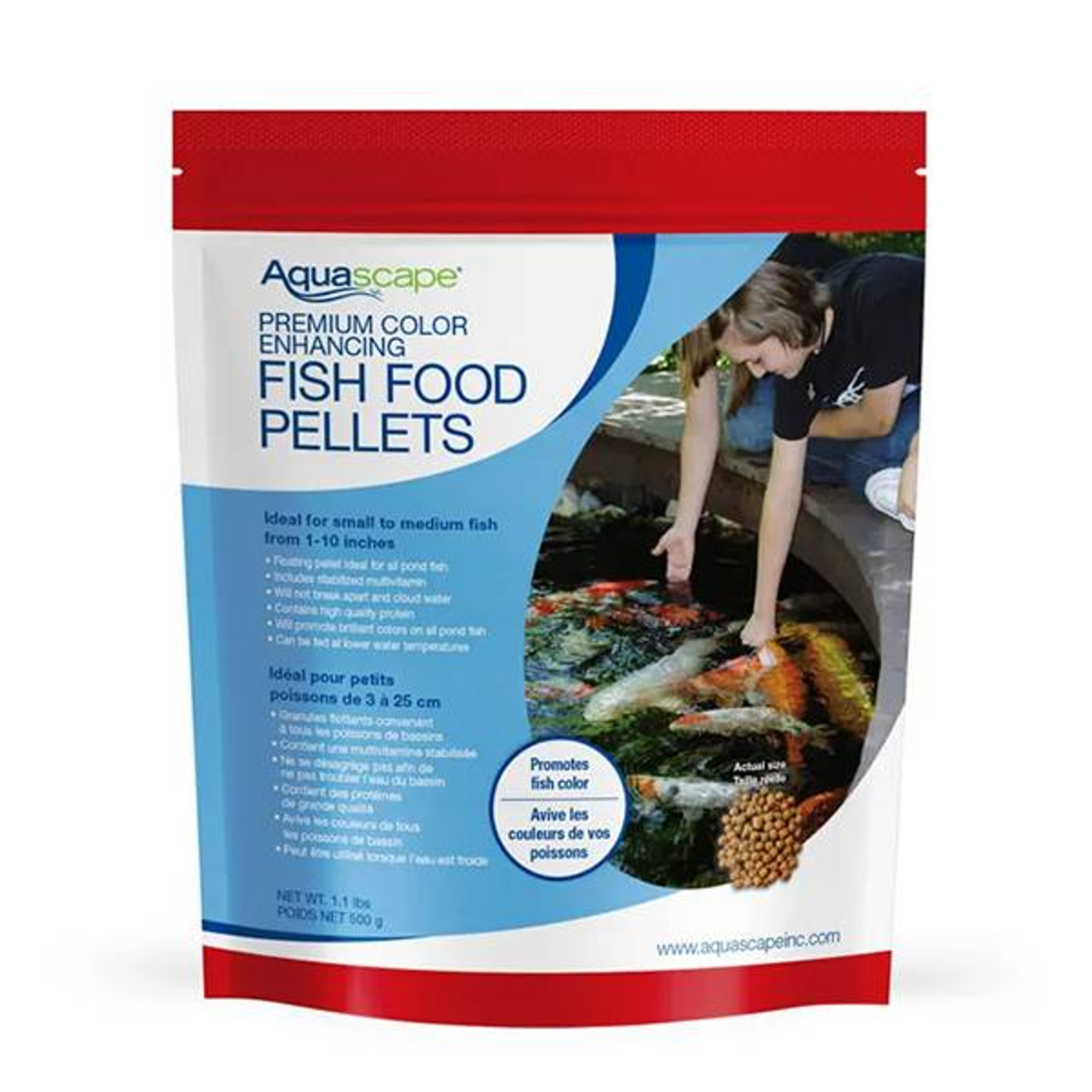 Aquascape Color Enhancing Fish Food - Floating