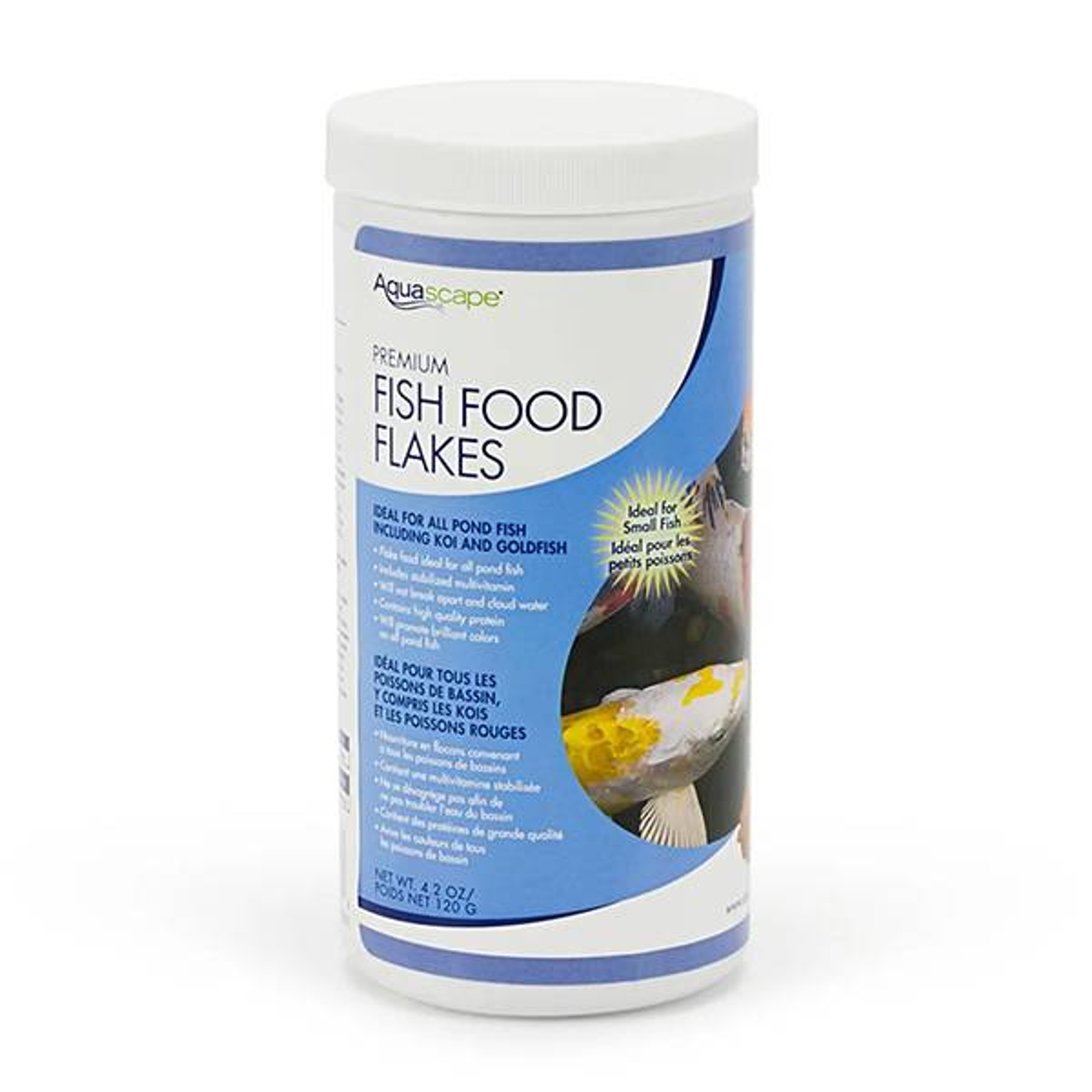 Aquascape Premium Fish Food Flakes, 4.2 Ounces