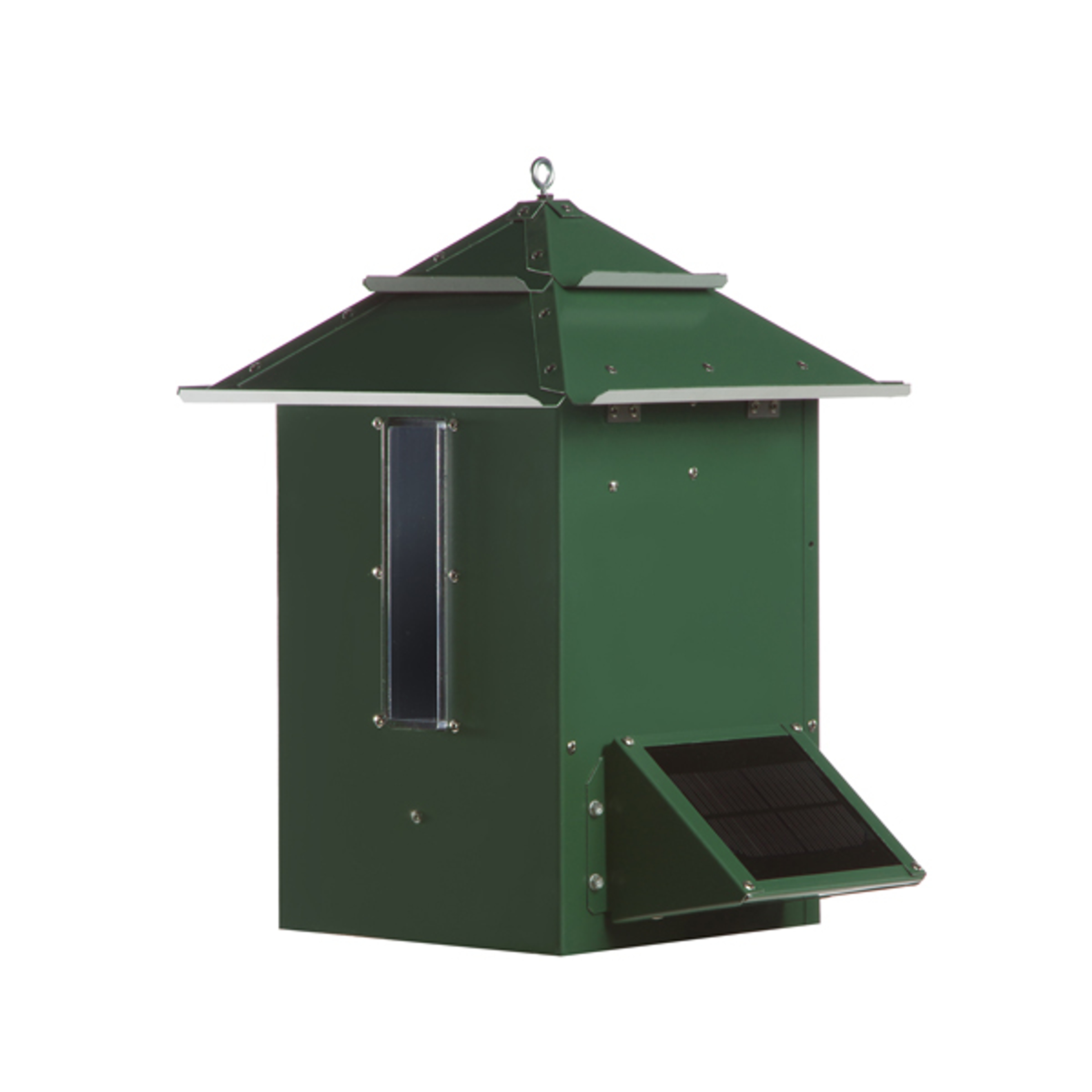 Sweeney Feeders - Automatic Koi Feeder | 10 lb. capacity | Green Finish