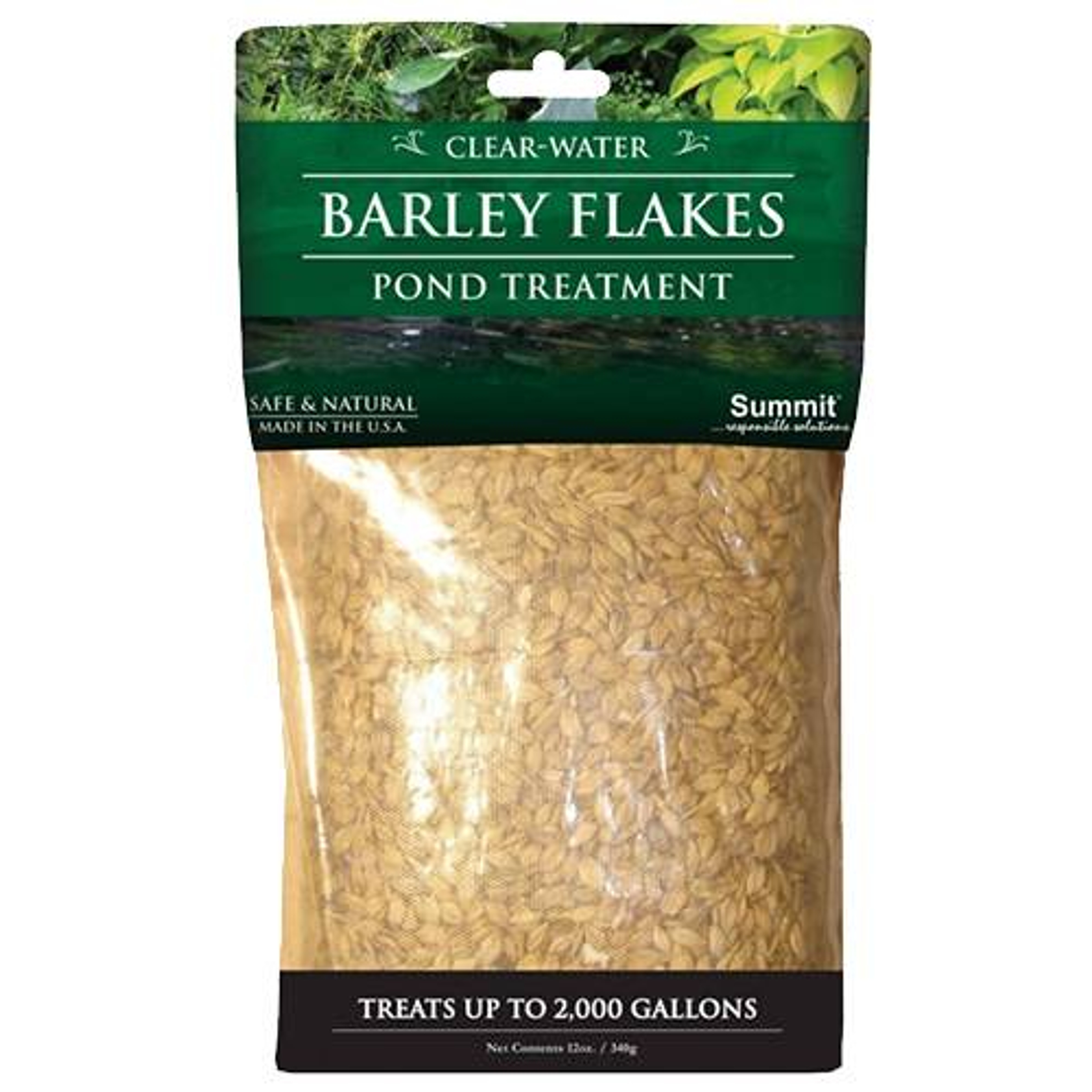 Summit Barley Flakes Pond Treatment, 12 Ounces