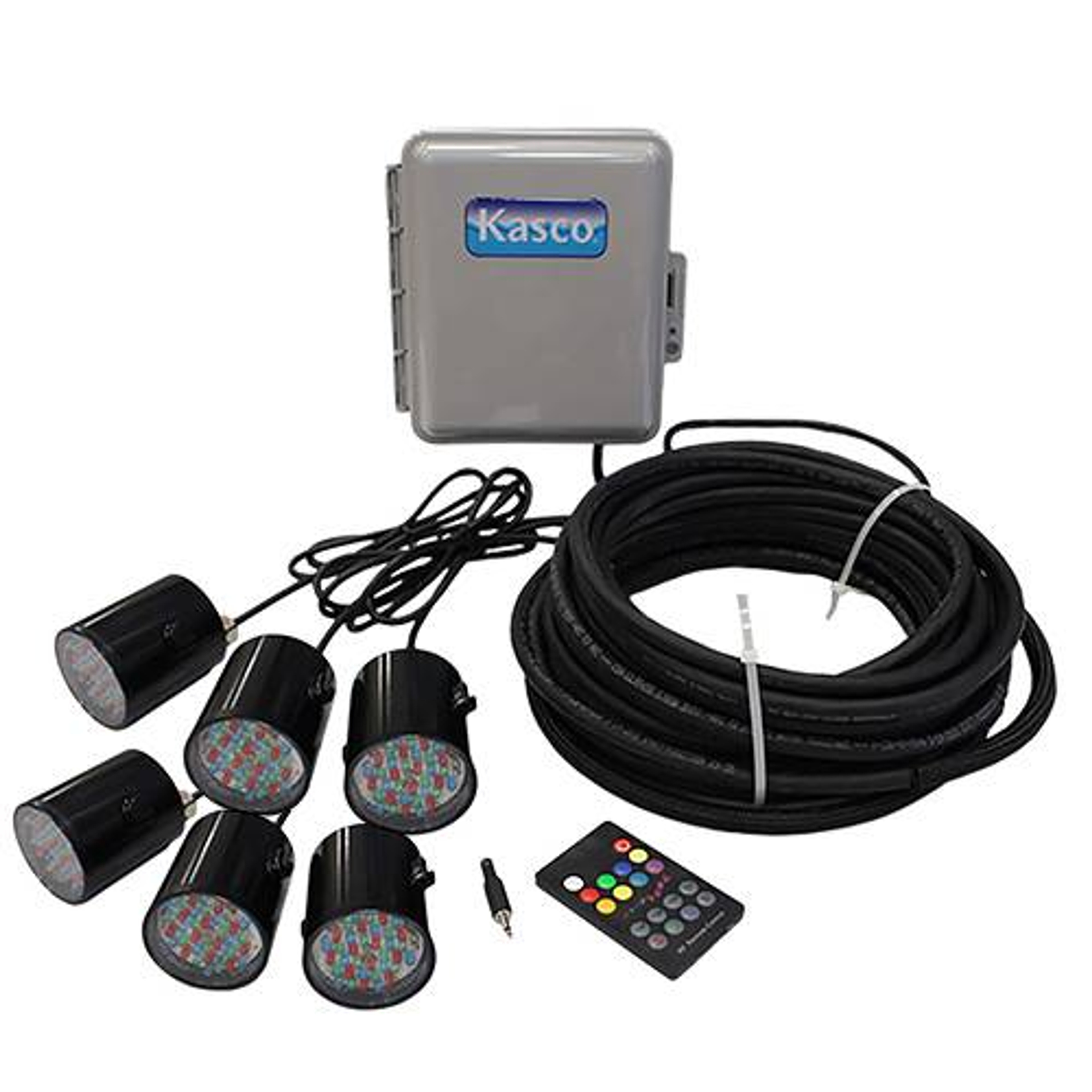 Kasco WaterGlow RGB LED Lighting for 2 - 3 HP Fountains (6 Fixtures)