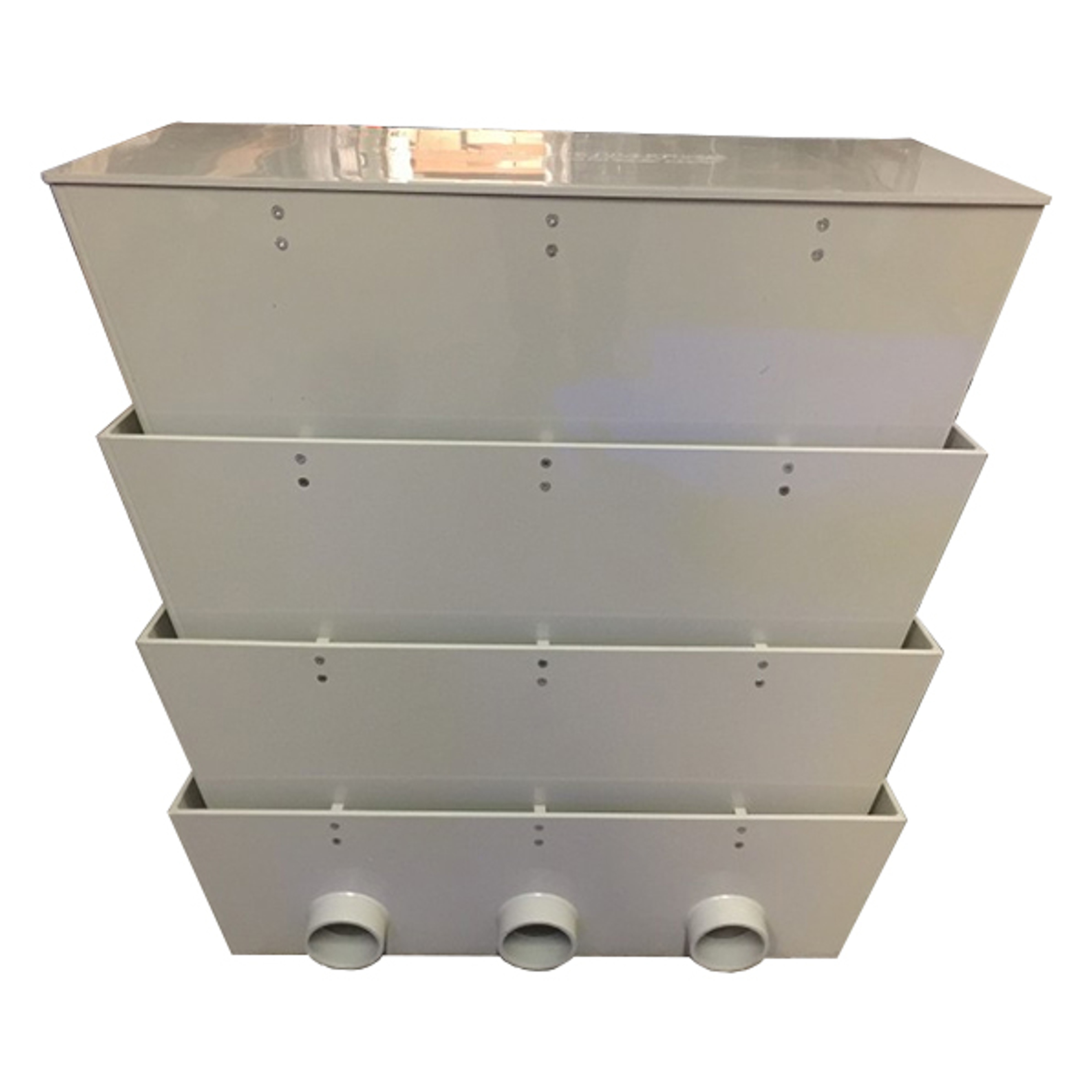 Sea Side Aquatics Medium 38" Bakki Shower w/ (3) 4" Outlets