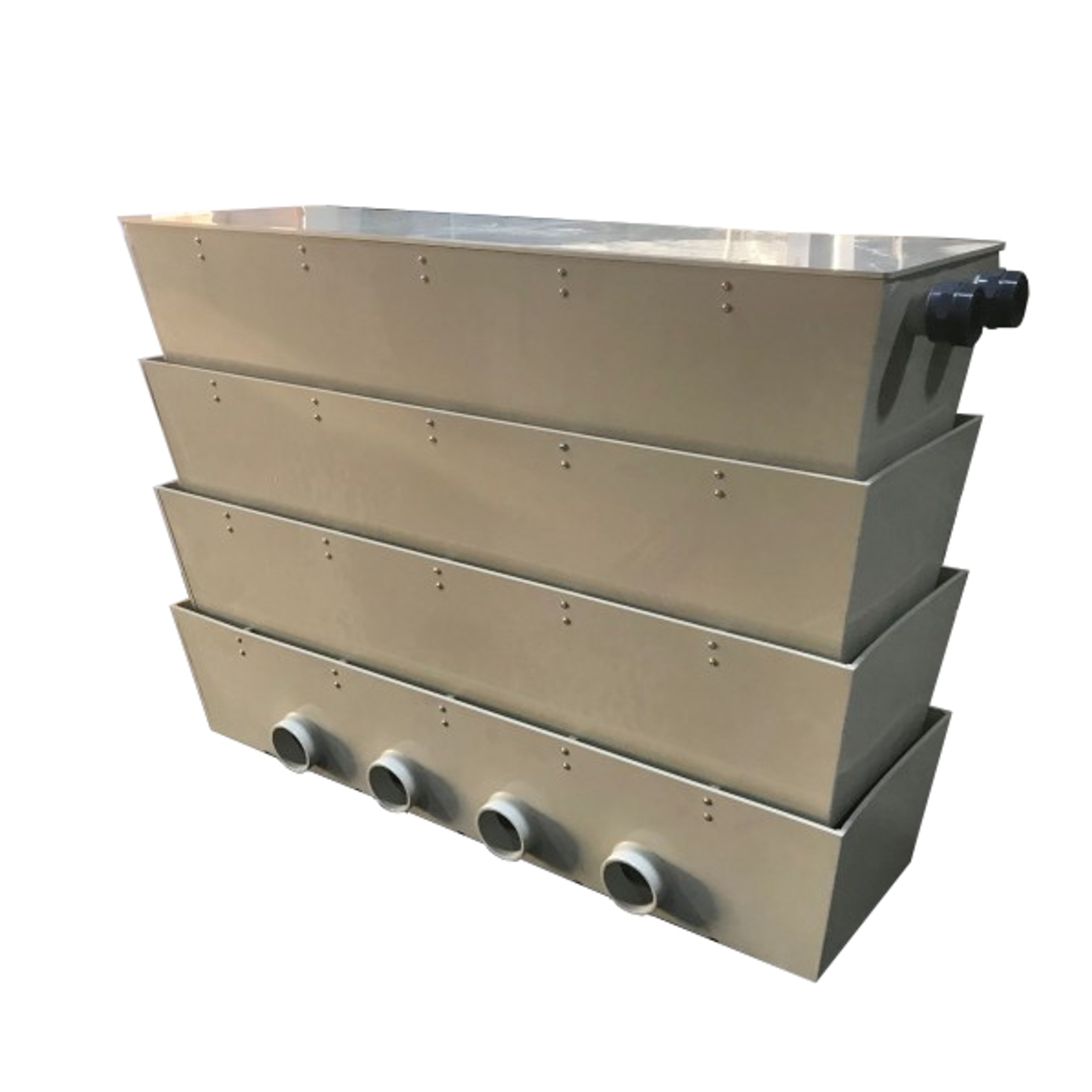 Sea Side Aquatics Large 60" Bakki Shower w/ (4) 4" Outlets