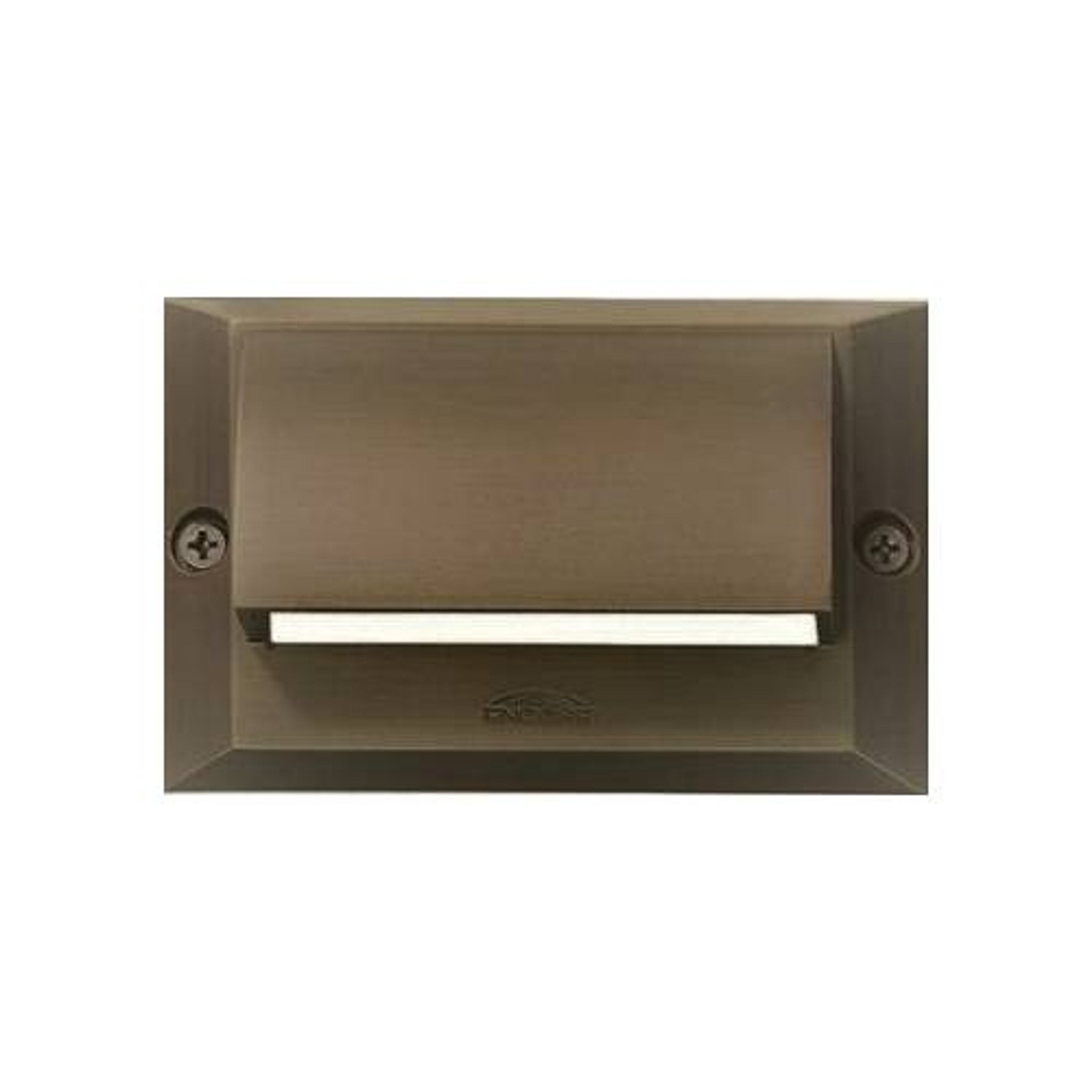 Encore Solid Cast Brass Scoop Step Light, 4.5", 2w LED Panel