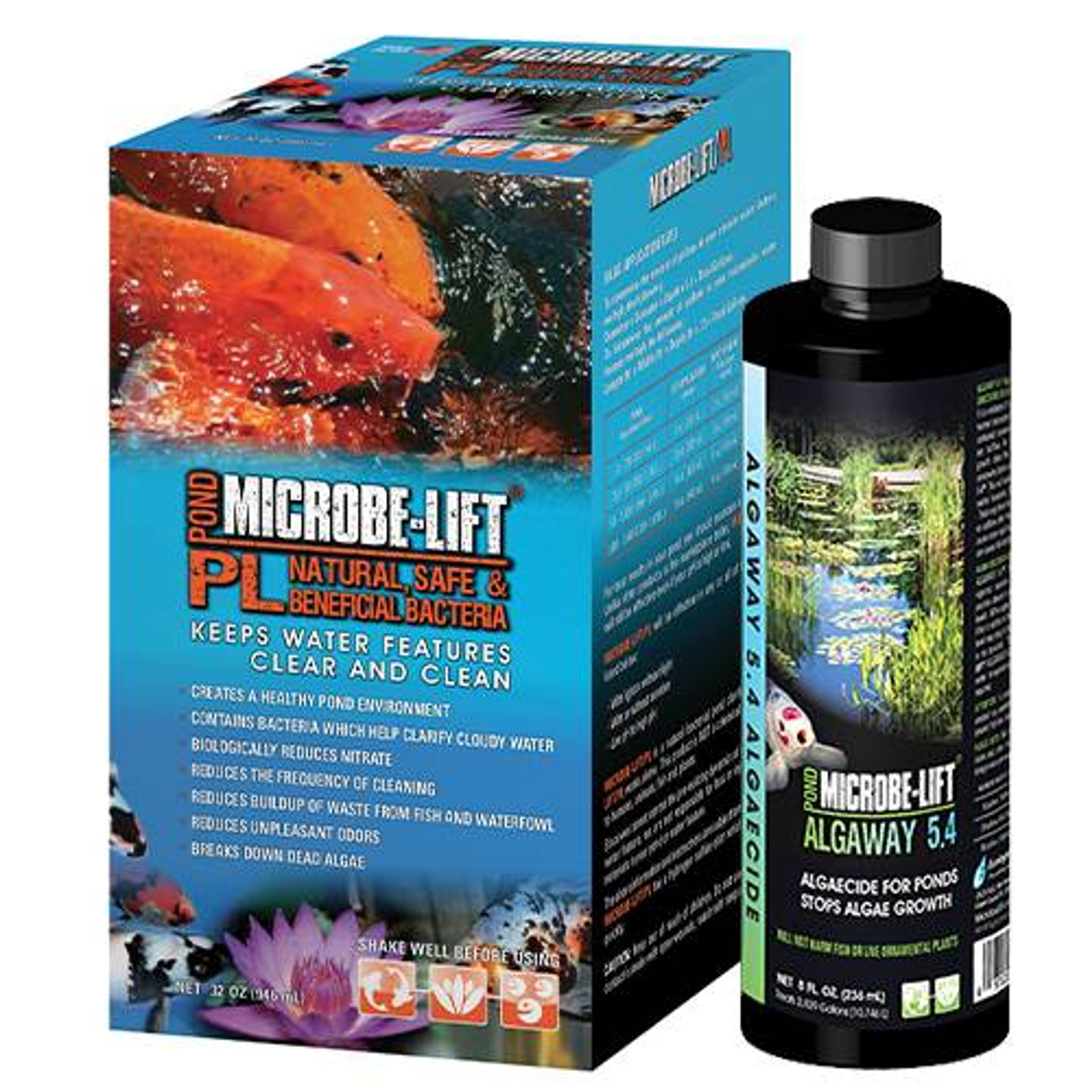 Microbe-Lift Co-Pack Algaway 5.4 & PL Beneficial Bacteria