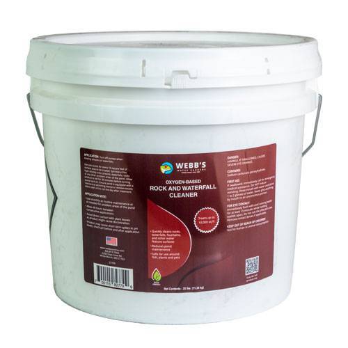 Webb's Water Gardens Oxygen-Based Rock & Waterfall Cleaner