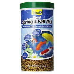 Tetra Spring & Fall Diet Wheat Germ Fish Food - Floating Sticks