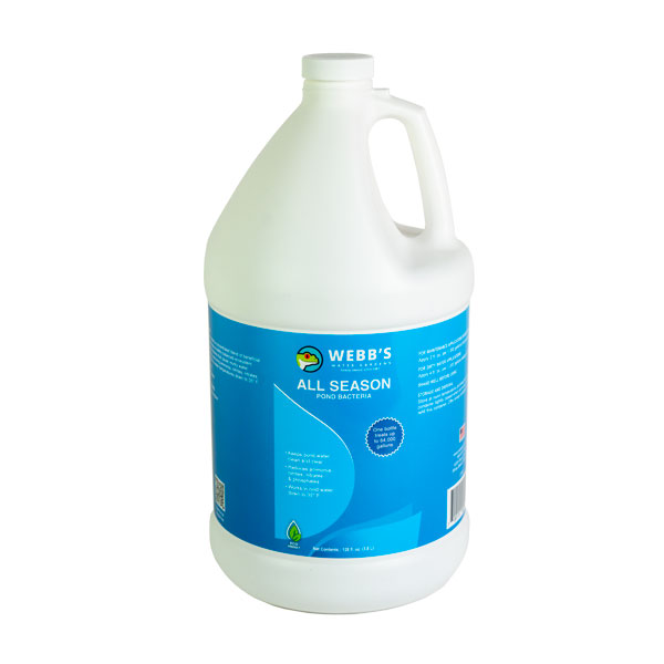 Webb's Water Gardens All Season Pond Bacteria - Liquid