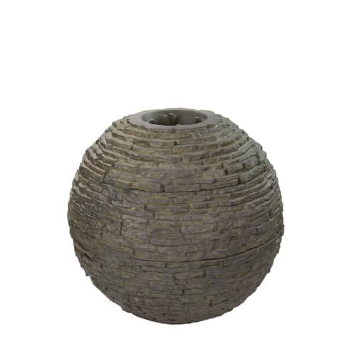 Aquascape Small Stacked Slate Sphere Landscape Fountain Kit