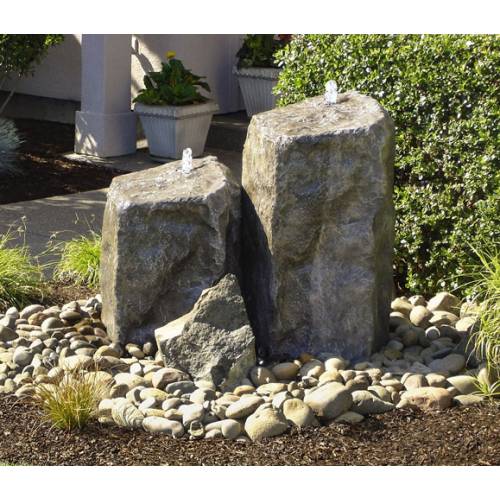 Blue Thumb Watershed Tall Double Fountain