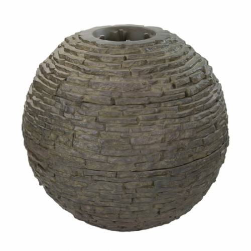 Aquascape Large Stacked Slate Sphere Landscape Fountain Kit