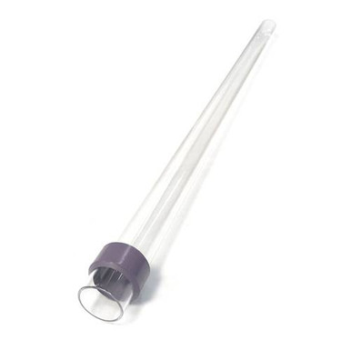 Aqua Ultraviolet Quartz Sleeve with rubber seal for 25 Watt UV