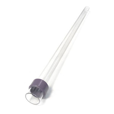 Aqua Ultraviolet Quartz Sleeve with rubber seal for 57 watt UV