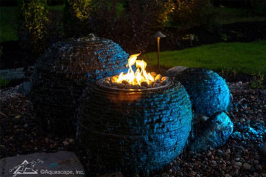 Aquascape Fire and Water Stacked Slate Sphere - Medium
