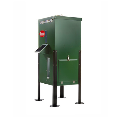Sweeney Feeders - Directional Feeder, 125 lb. capacity | Green Finish | Dock Legs