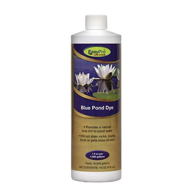 EasyPro Concentrated Blue Pond Dye, 16 Ounces