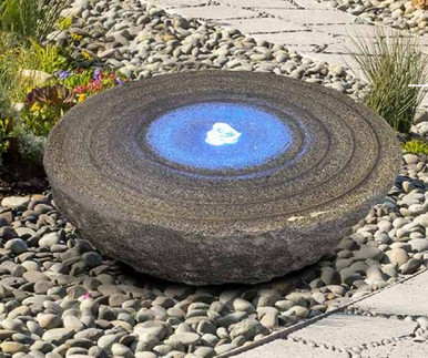 Stone Age Creations Gray Circular Granite Fountain Kit