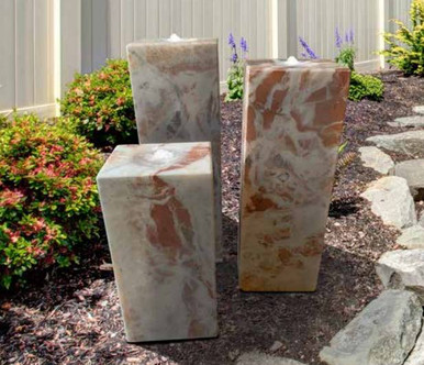 Stone Age Creations Cubed Fountain Red Onyx Trio Kit
