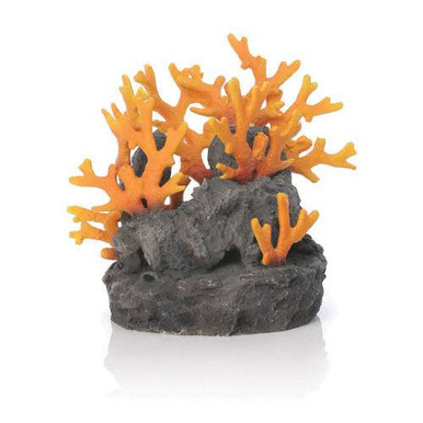 Oase biOrb Lava Rock with Fire Coral Ornament