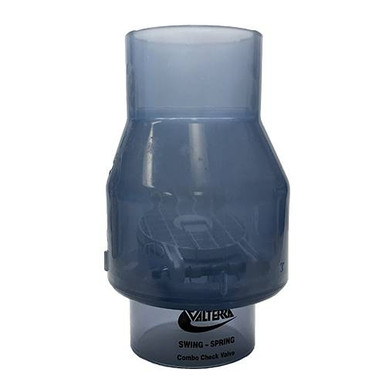 Valterra 3" Slip x Slip Clear Spring Check Valve