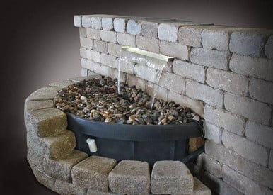 EasyPro Vianti Falls – 23" Extended Lip Spillway kit w/ Blue LED