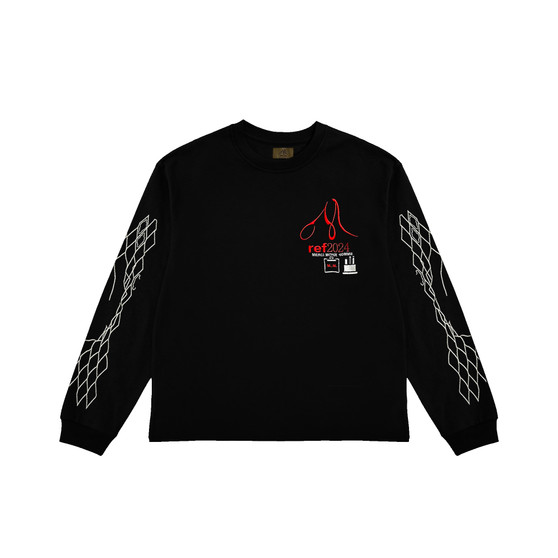 Black Embroidered T-Shirt